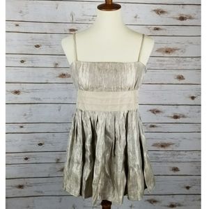 BCBGirls camisole strap shimmer top